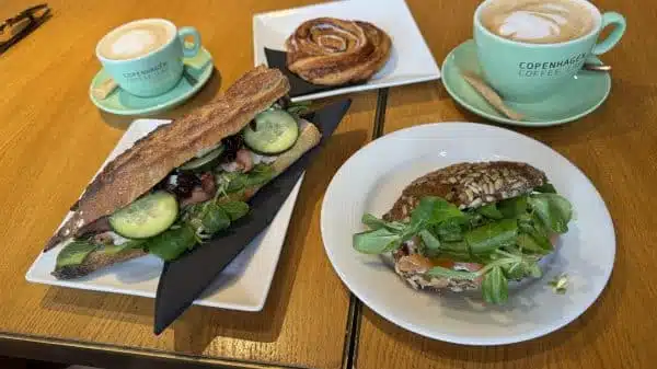copenhagen coffee lab sandwich bun saumon cagnes sur mer