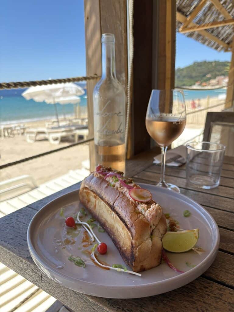 sables d'or cavalière lavandou plage privée