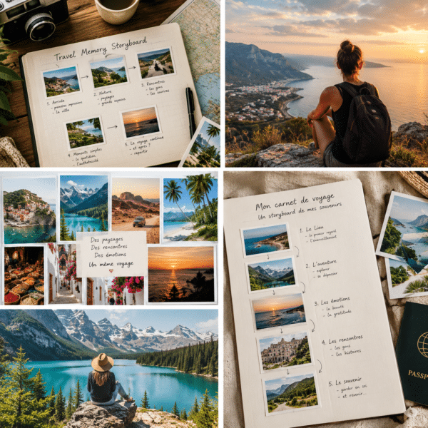 Planning an Honest Travel-Memory Storyboard from Landscape Photos